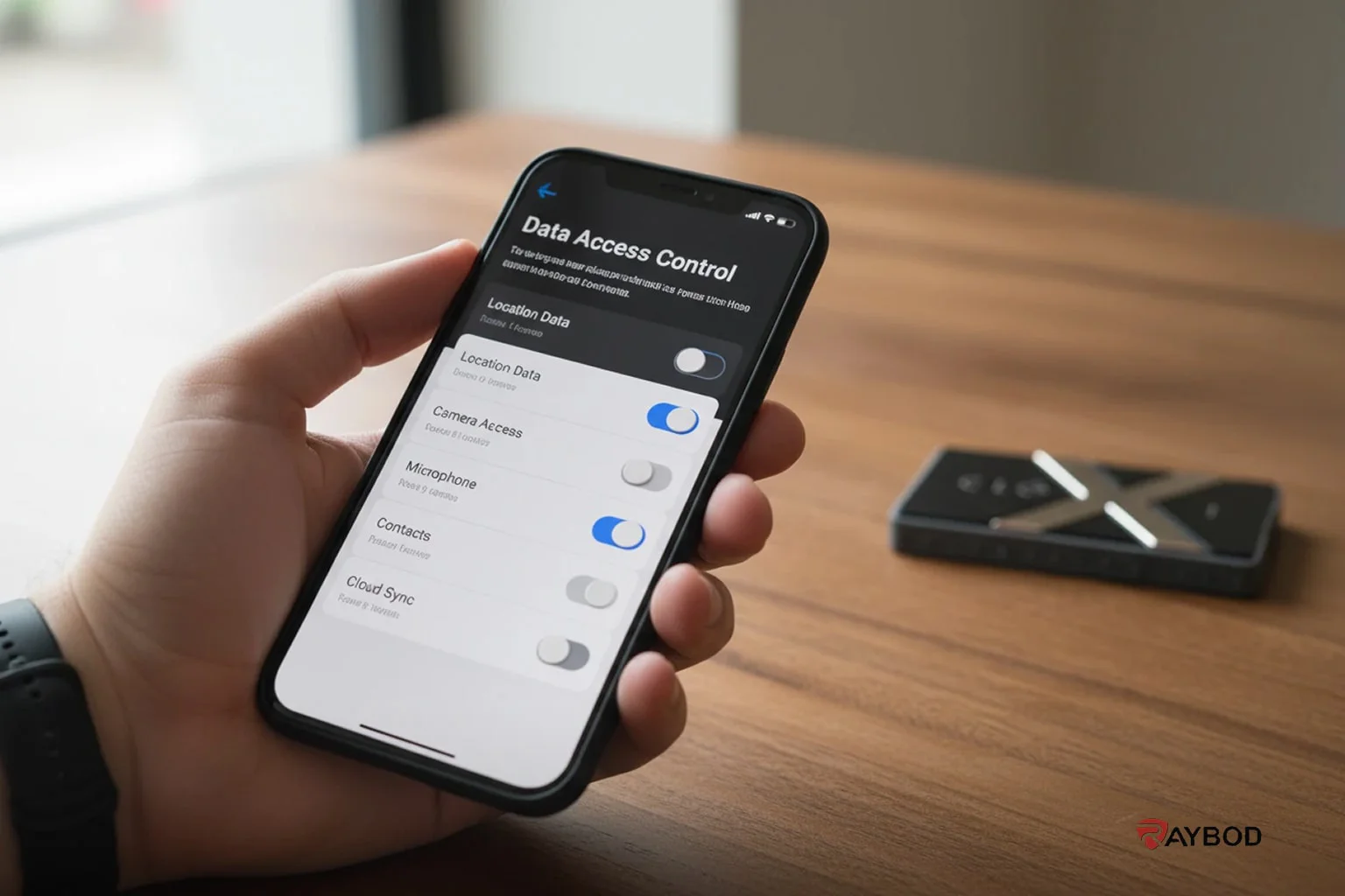 اپلیکیشن موبایل مدیریت دسترسی داده