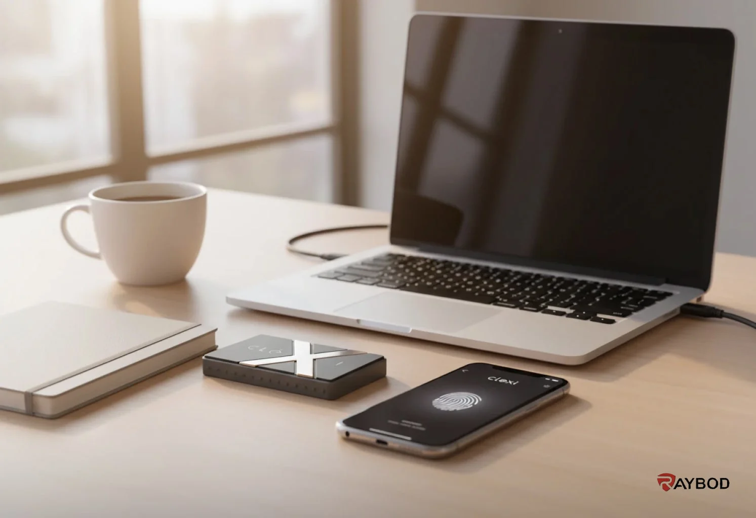 حافظه جانبی امن با اپلیکیشن موبایل و احراز هویت بیومتریک